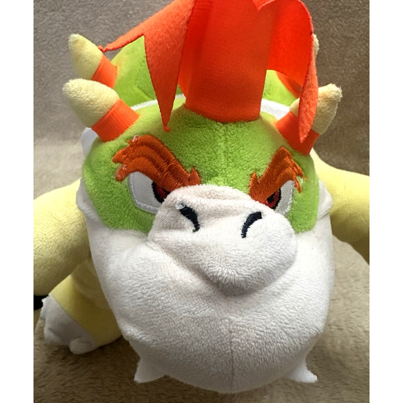 Nintendo SAN-EI 10" Super Mario Bowser King Koopa Plush Toy - Picture 5 of 9